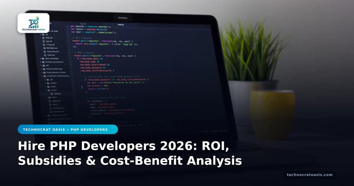 Hire PHP Developers 2026: ROI, Subsidies & Cost-Benefit Analysis