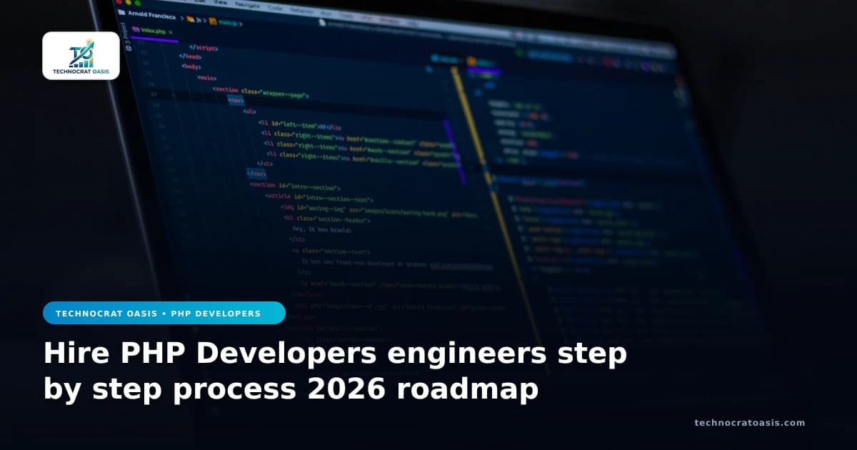 Hire PHP Developers engineers step by step process 2026 roadmap
