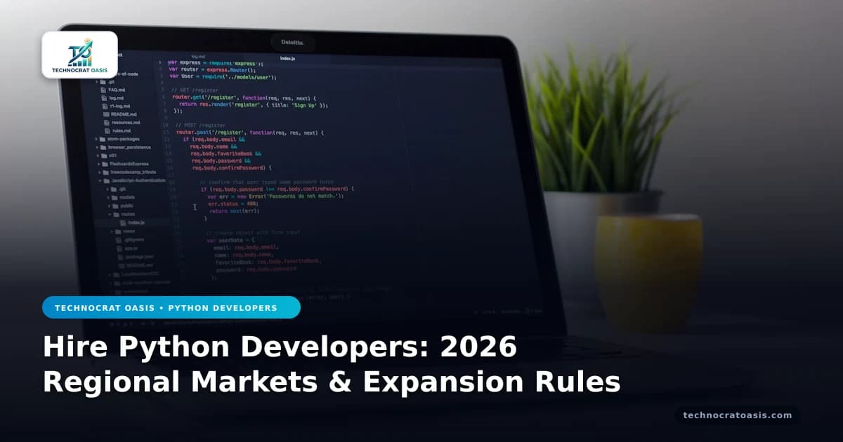 Hire Python Developers: 2026 Regional Markets & Expansion Rules