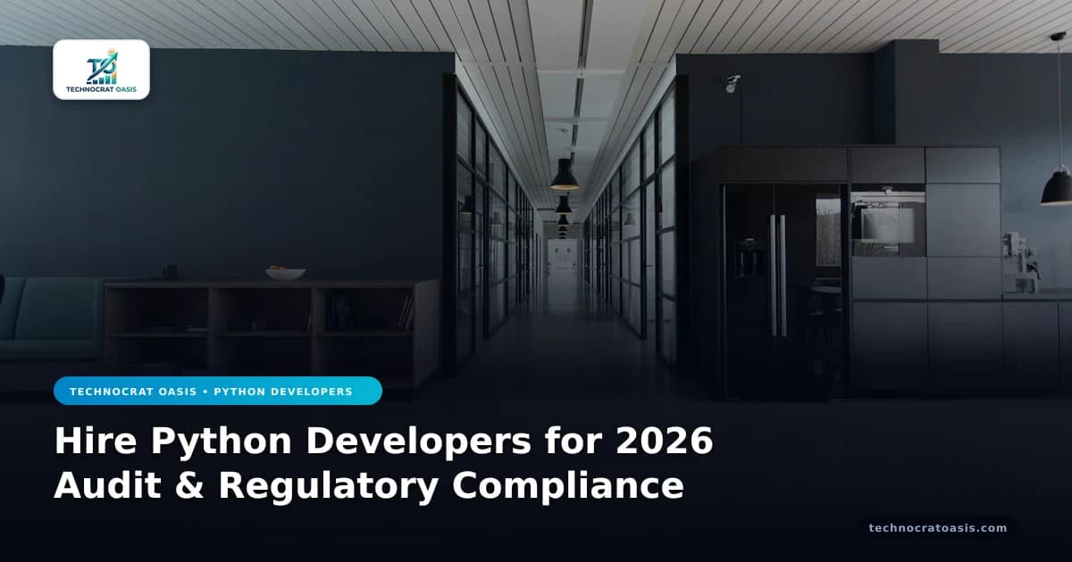 Hire Python Developers for 2026 Audit & Regulatory Compliance