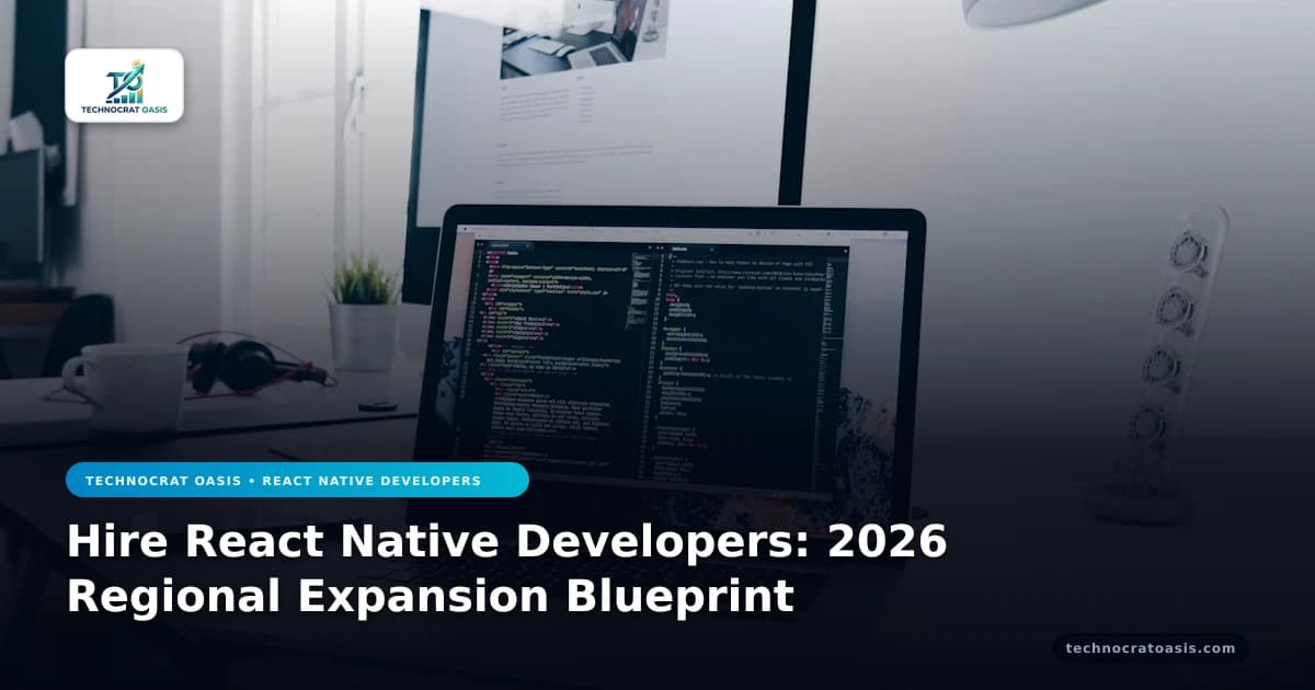Hire React Native Developers: 2026 Regional Expansion Blueprint