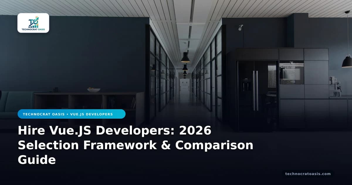 Hire Vue.JS Developers: 2026 Selection Framework & Comparison Guide