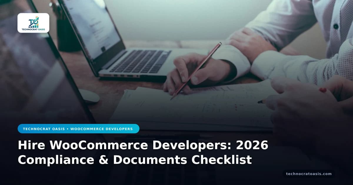 Hire WooCommerce Developers: 2026 Compliance & Documents Checklist