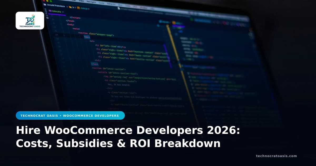 Hire WooCommerce Developers 2026: Costs, Subsidies & ROI Breakdown