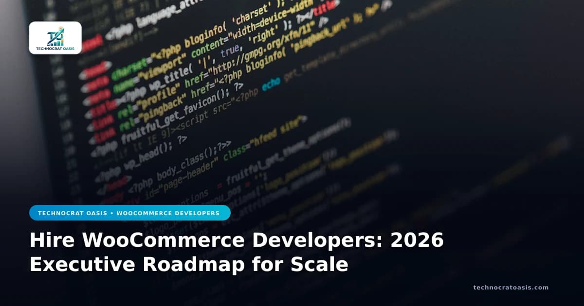 Hire WooCommerce Developers: 2026 Executive Roadmap for Scale