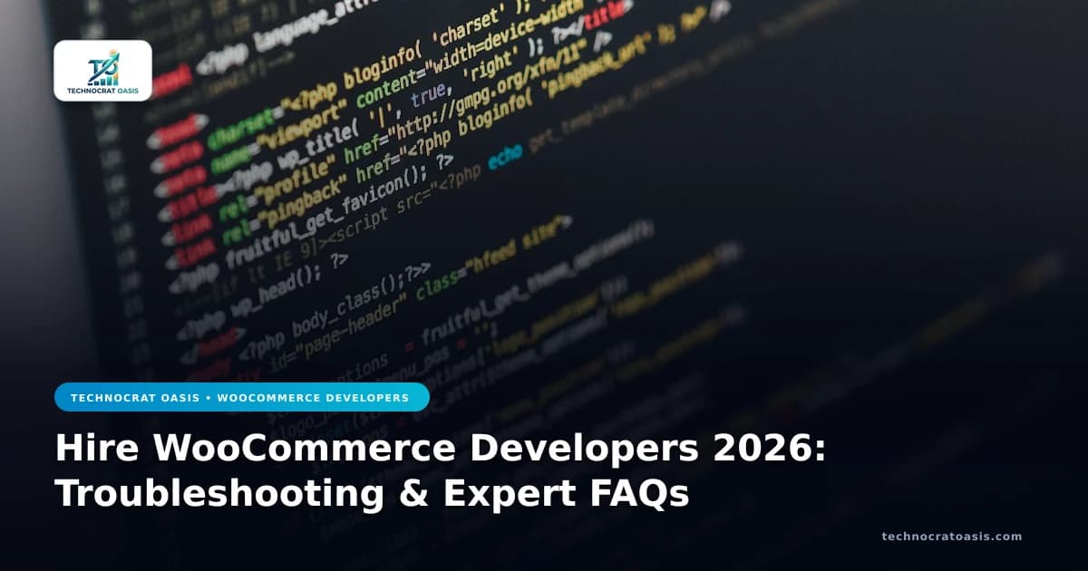Hire WooCommerce Developers 2026: Troubleshooting & Expert FAQs