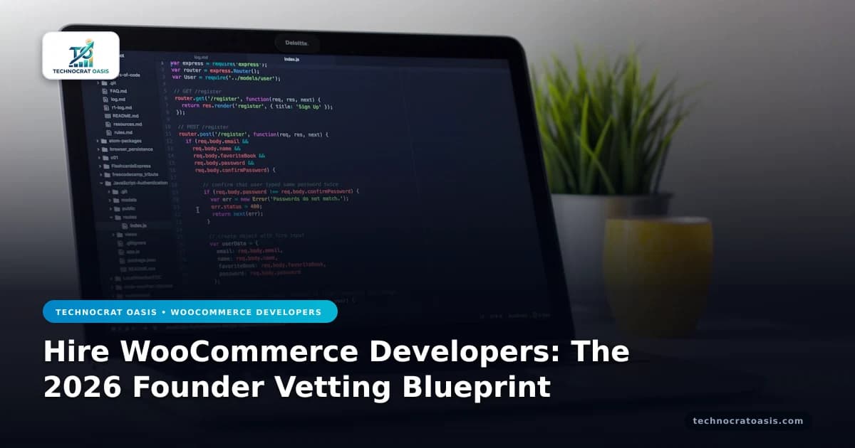 Hire WooCommerce Developers: The 2026 Founder Vetting Blueprint