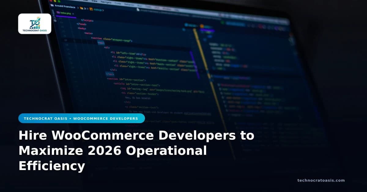 Hire WooCommerce Developers to Maximize 2026 Operational Efficiency
