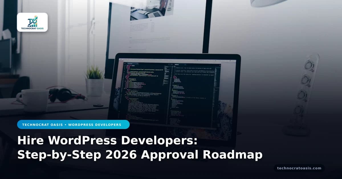 Hire WordPress Developers: Step-by-Step 2026 Approval Roadmap