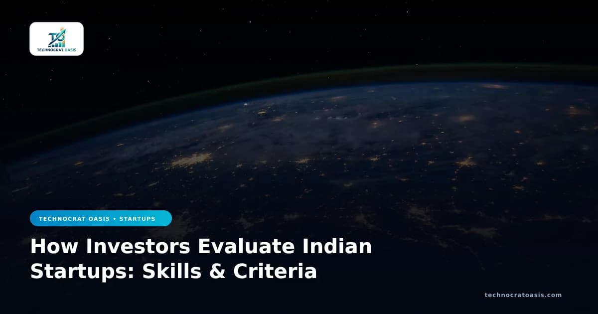 How Investors Evaluate Indian Startups: Skills & Criteria