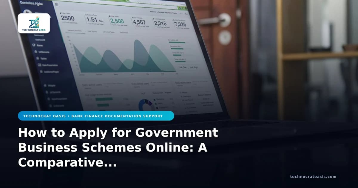 How to Apply for Government Business Schemes Online: A Comparative Analysis