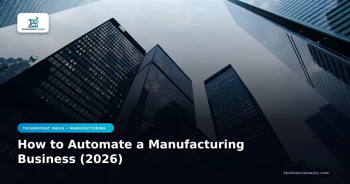 How to Automate a Manufacturing Business (2026)