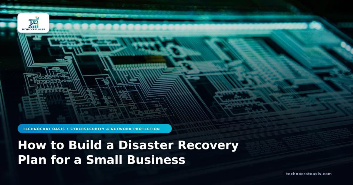 How to Build a Disaster Recovery Plan for a Small Business