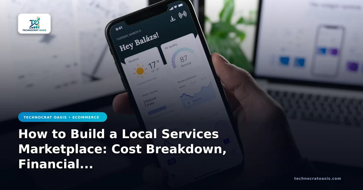 How to Build a Local Services Marketplace: Cost Breakdown, Financial Benefits & ROI Analysis