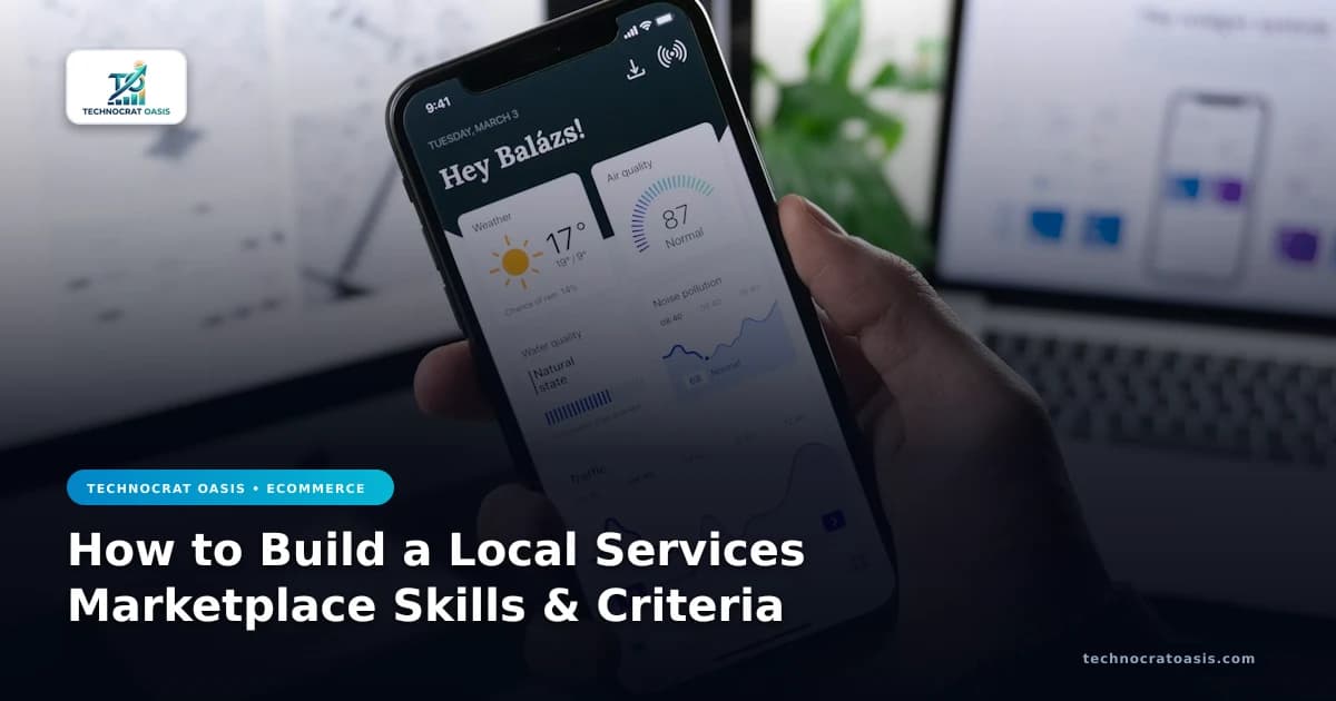 How to Build a Local Services Marketplace Skills & Criteria