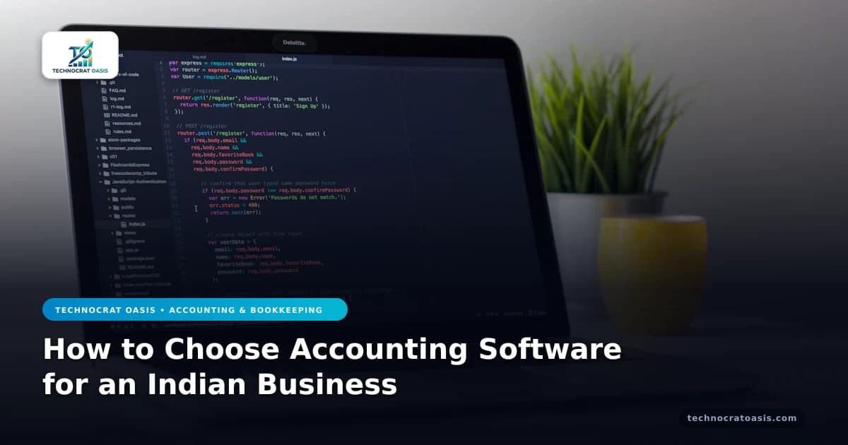 How to Choose Accounting Software for an Indian Business
