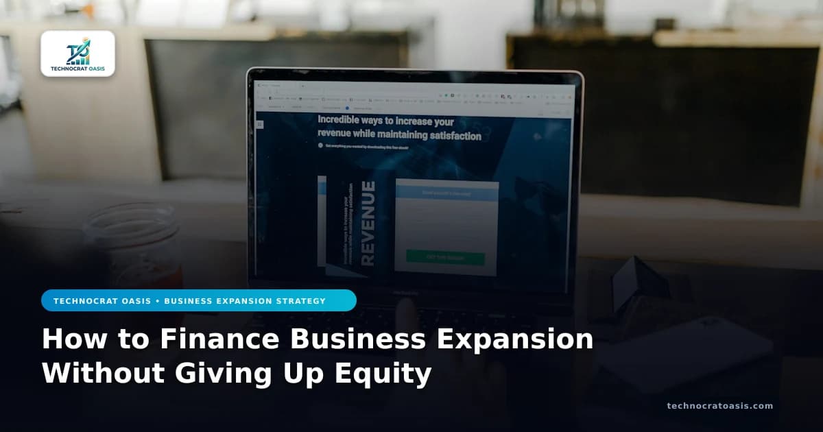 How to Finance Business Expansion Without Giving Up Equity