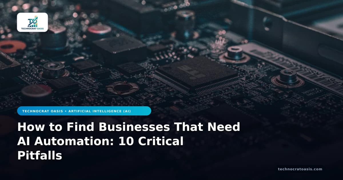 How to Find Businesses That Need AI Automation: 10 Critical Pitfalls