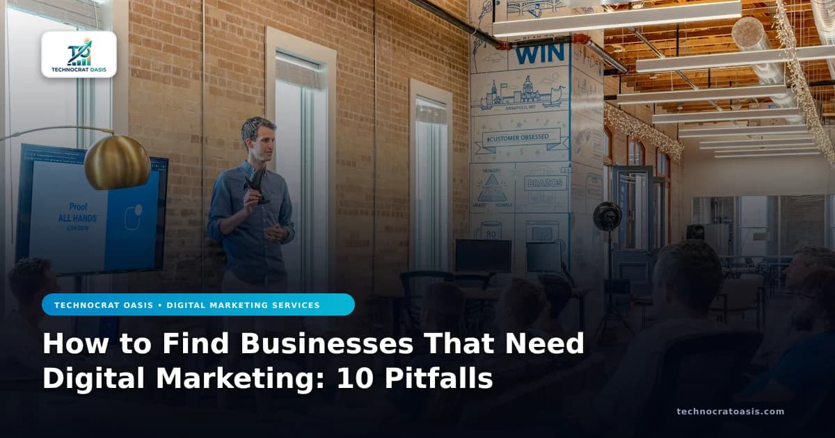 How to Find Businesses That Need Digital Marketing: 10 Pitfalls