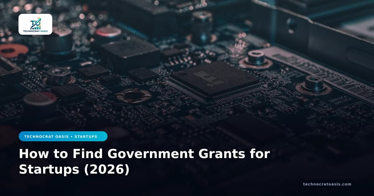 How to Find Government Grants for Startups (2026)