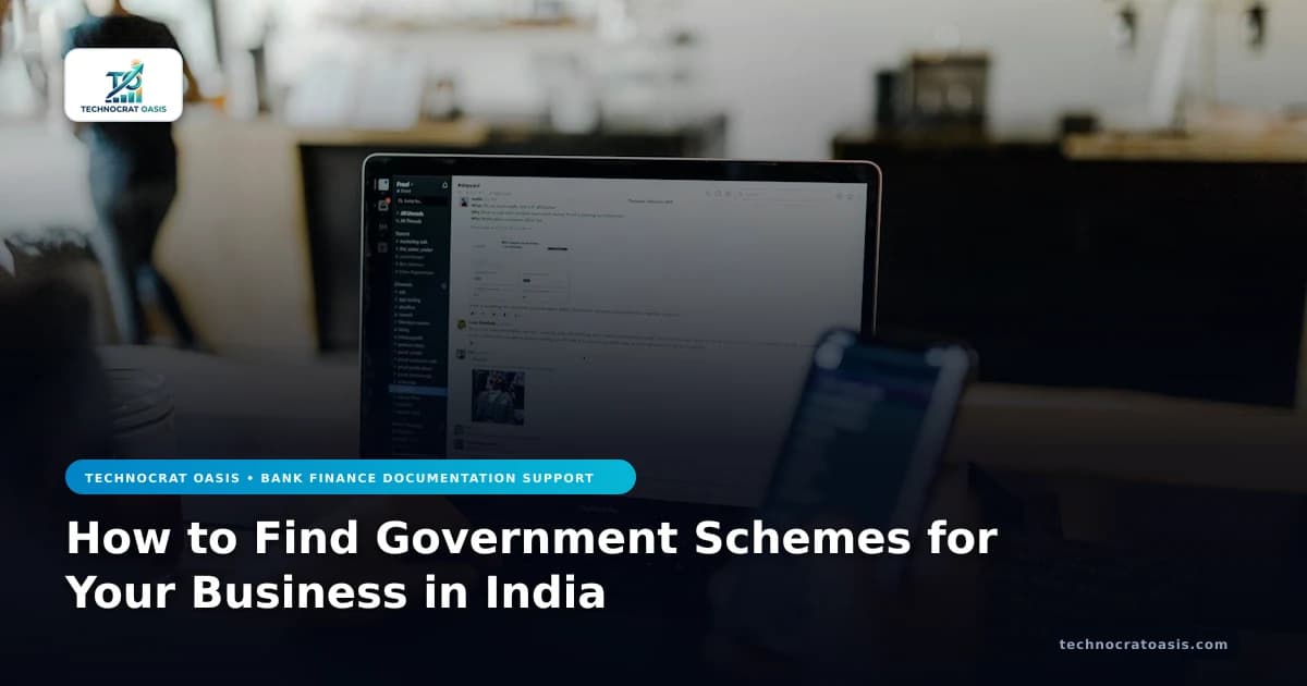 How to Find Government Schemes for Your Business in India