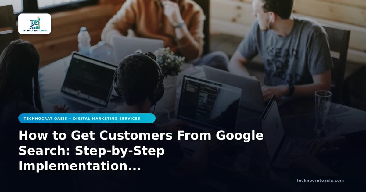 How to Get Customers From Google Search: Step-by-Step Implementation & Checklist