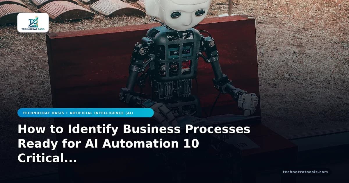 How to Identify Business Processes Ready for AI Automation 10 Critical Pitfalls