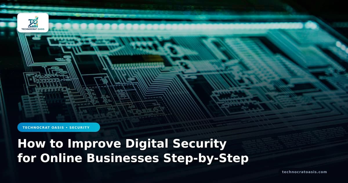 How to Improve Digital Security for Online Businesses Step-by-Step