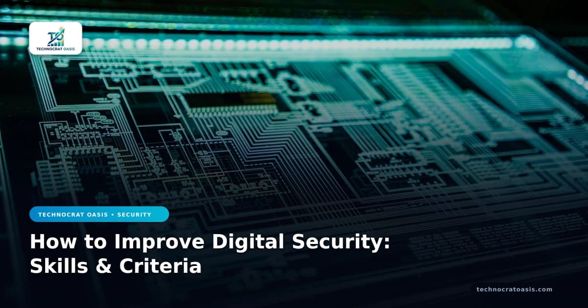 How to Improve Digital Security: Skills & Criteria