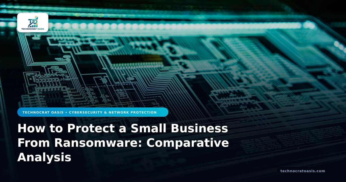 How to Protect a Small Business From Ransomware: Comparative Analysis