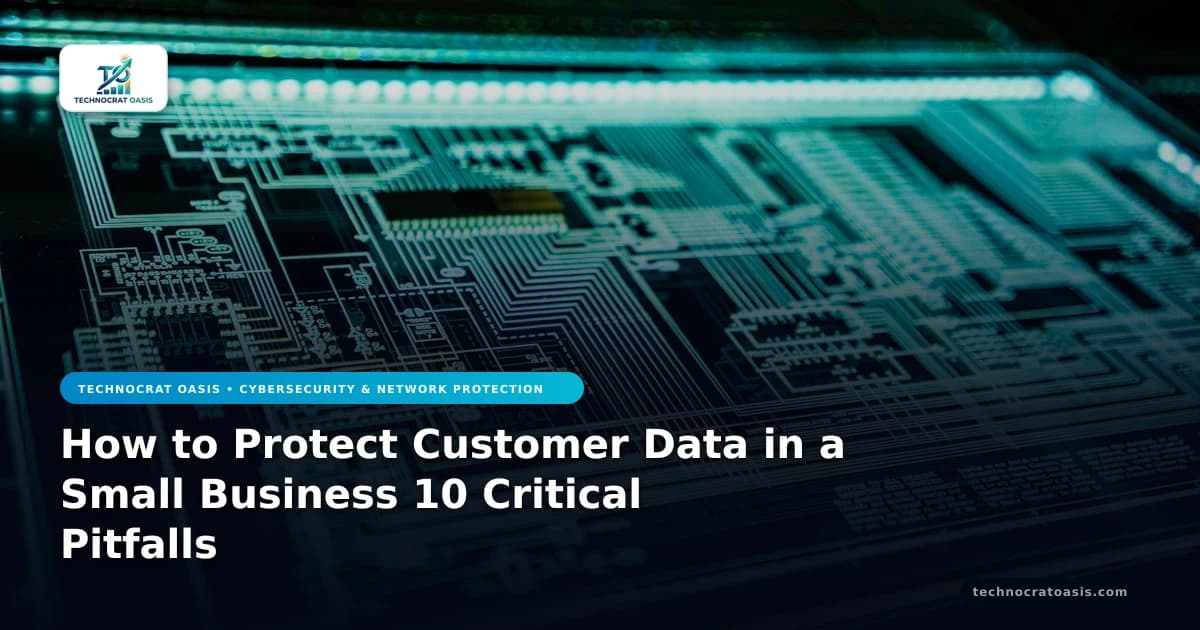 How to Protect Customer Data in a Small Business 10 Critical Pitfalls
