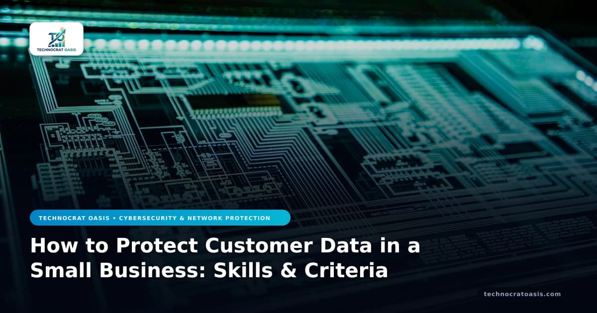 How to Protect Customer Data in a Small Business: Skills & Criteria