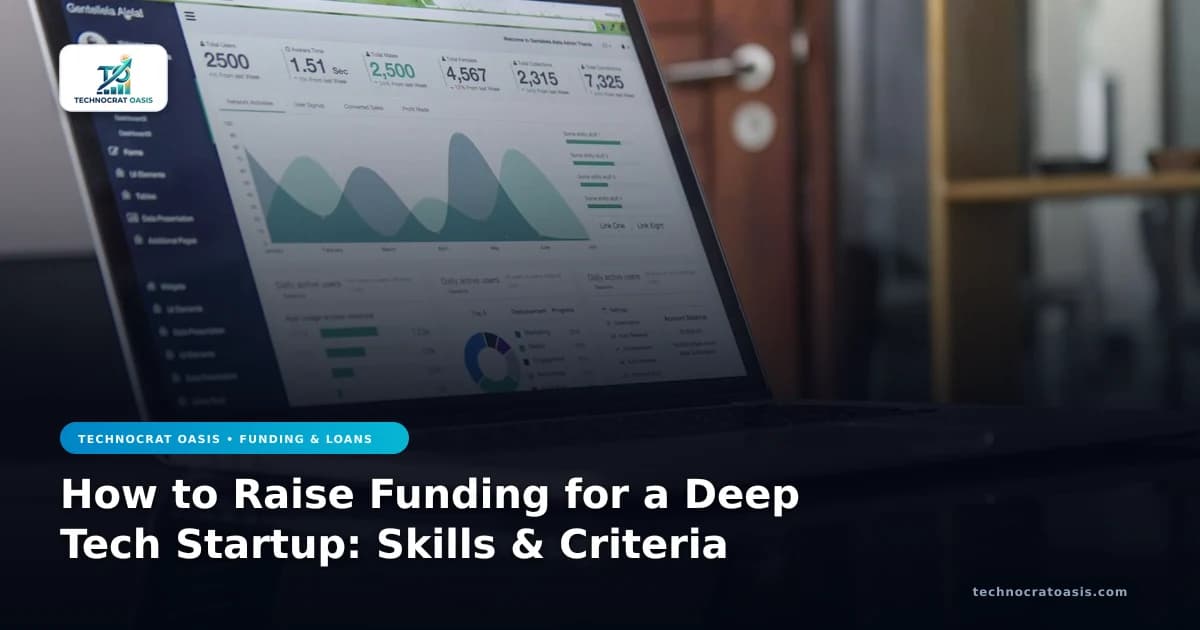How to Raise Funding for a Deep Tech Startup: Skills & Criteria