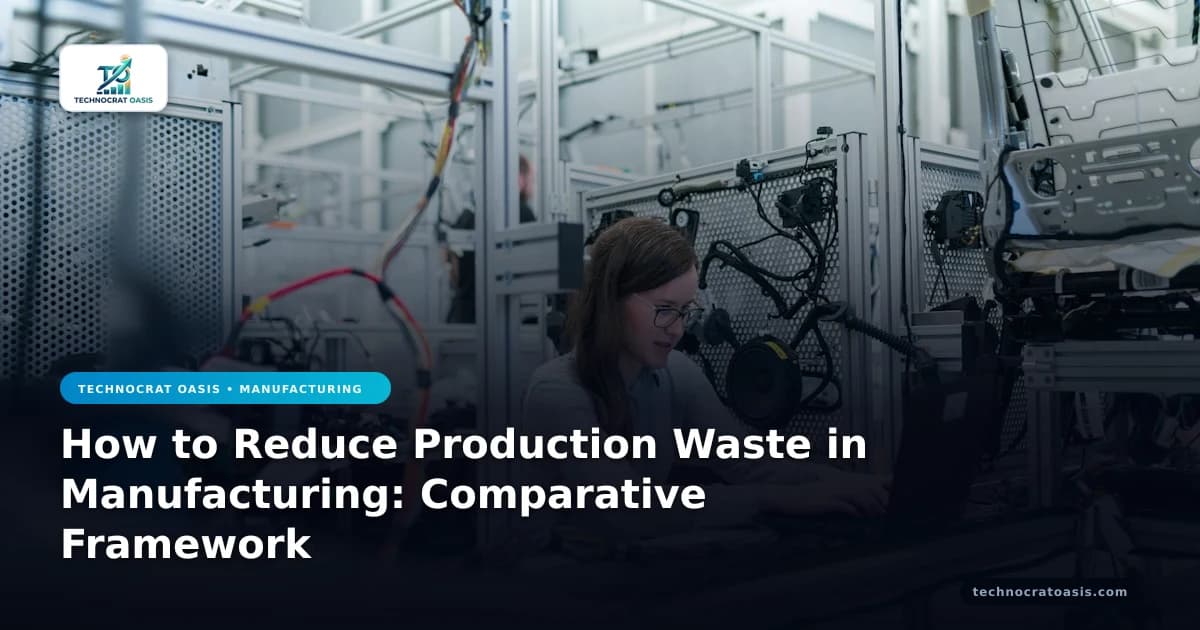 How to Reduce Production Waste in Manufacturing: Comparative Framework