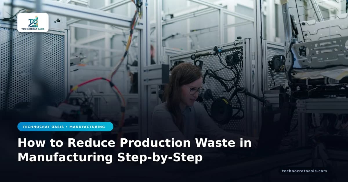 How to Reduce Production Waste in Manufacturing Step-by-Step