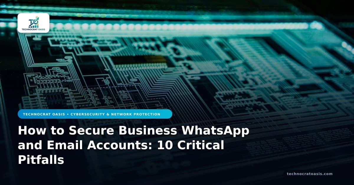 How to Secure Business WhatsApp and Email Accounts: 10 Critical Pitfalls