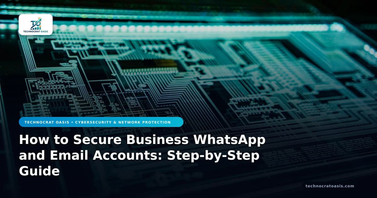 How to Secure Business WhatsApp and Email Accounts: Step-by-Step Guide