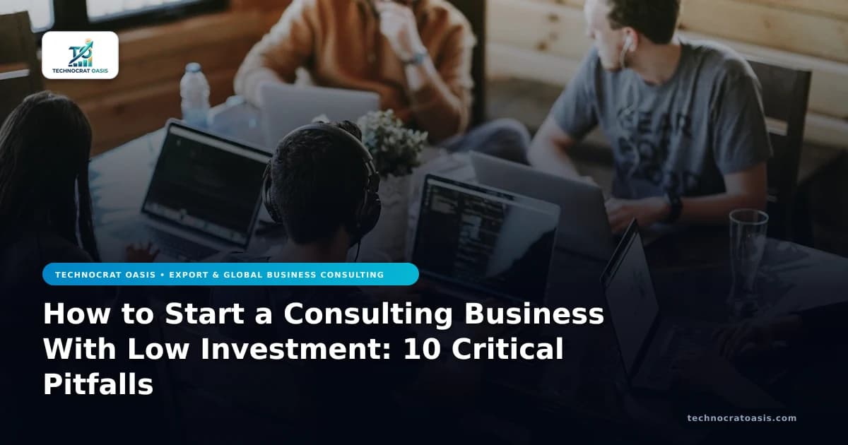 How to Start a Consulting Business With Low Investment: 10 Critical Pitfalls