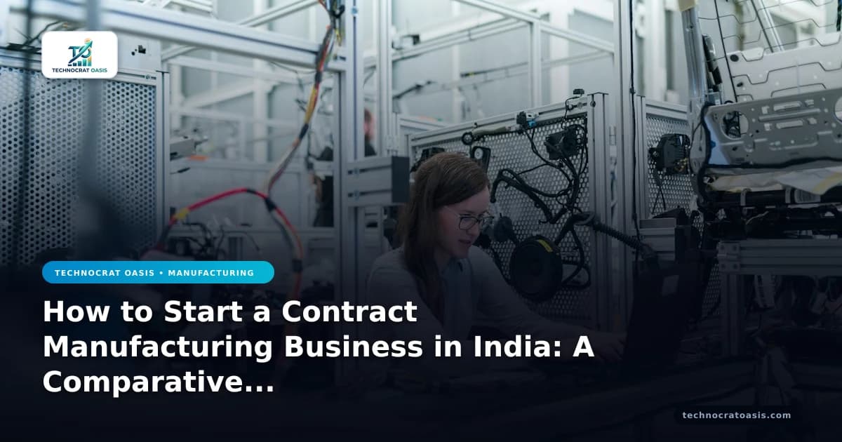 How to Start a Contract Manufacturing Business in India: A Comparative Analysis