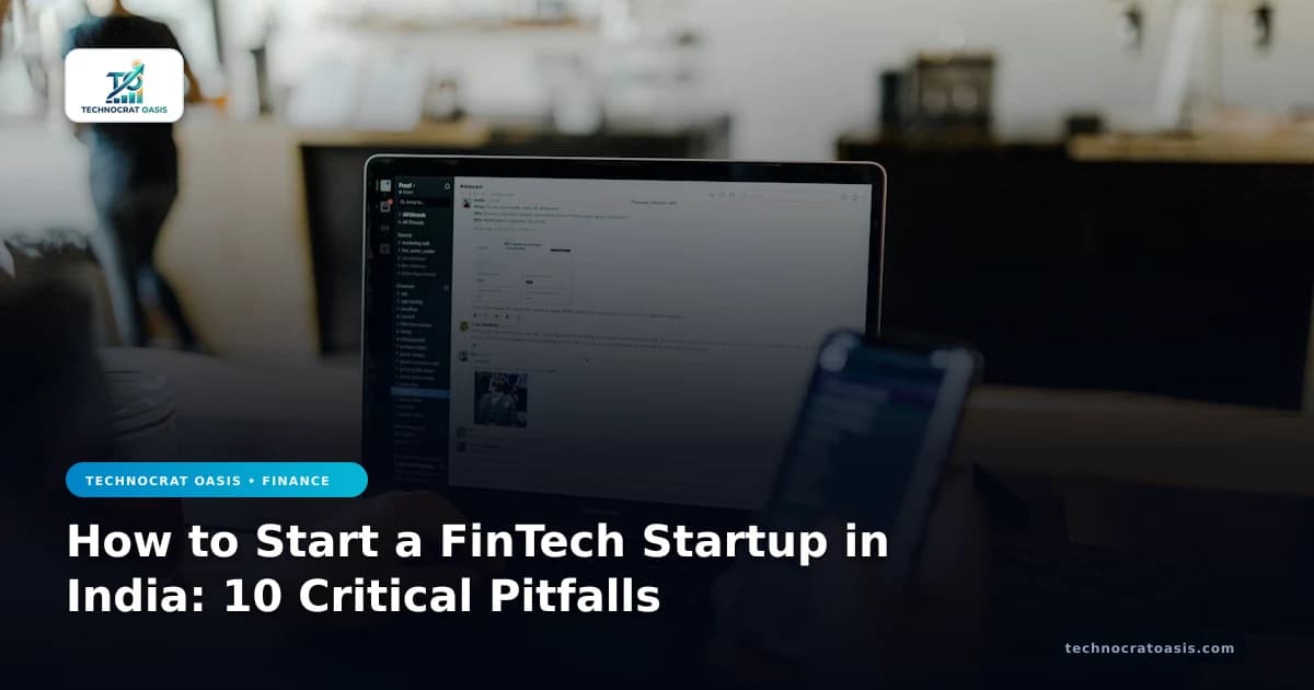 How to Start a FinTech Startup in India: 10 Critical Pitfalls