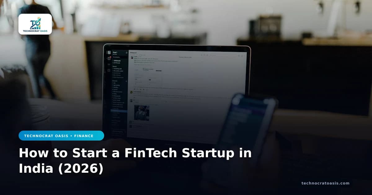 How to Start a FinTech Startup in India (2026)