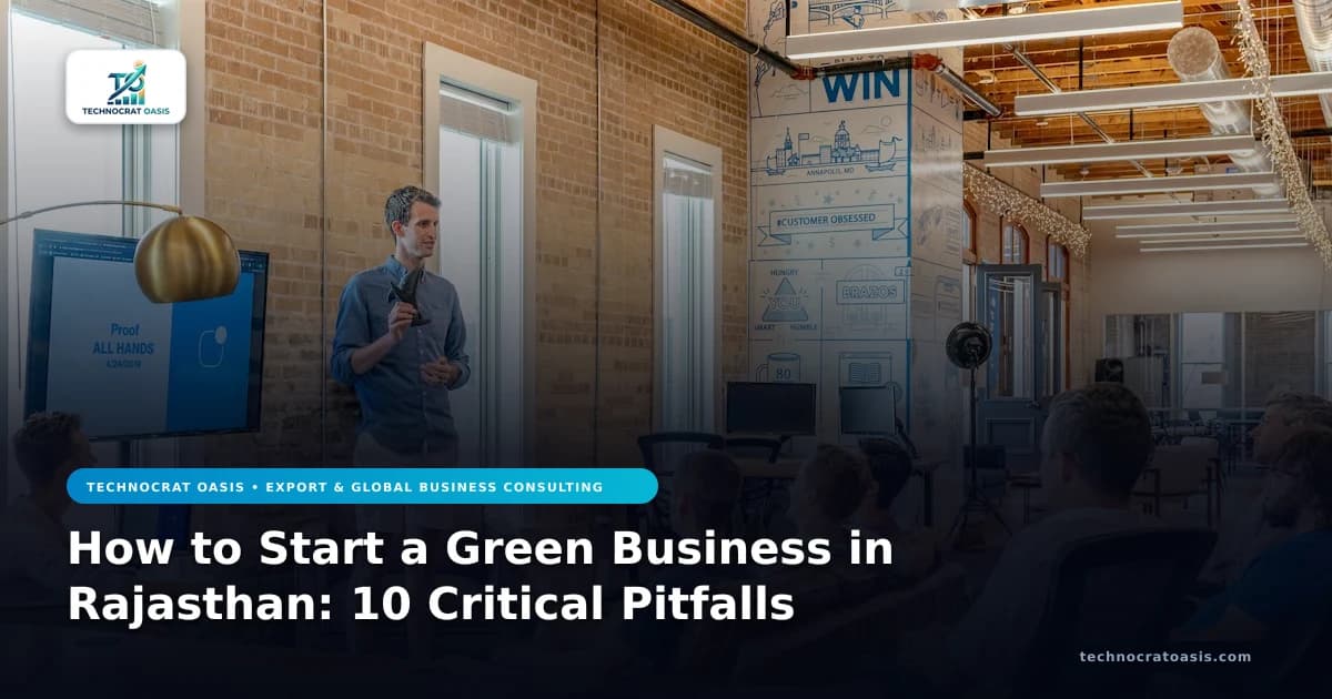 How to Start a Green Business in Rajasthan: 10 Critical Pitfalls