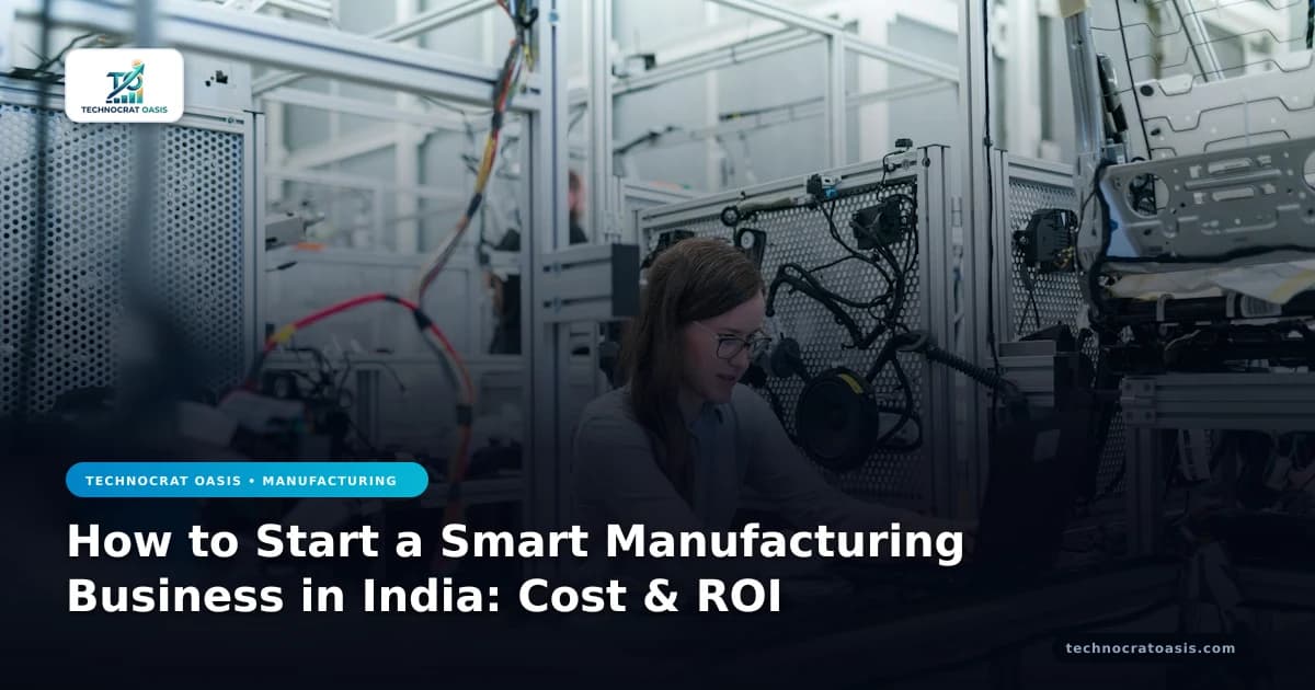 How to Start a Smart Manufacturing Business in India: Cost & ROI