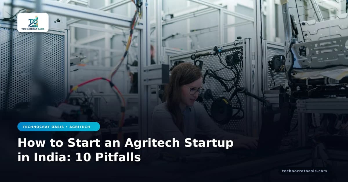 How to Start an Agritech Startup in India: 10 Pitfalls