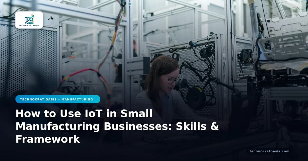 How to Use IoT in Small Manufacturing Businesses: Skills & Framework