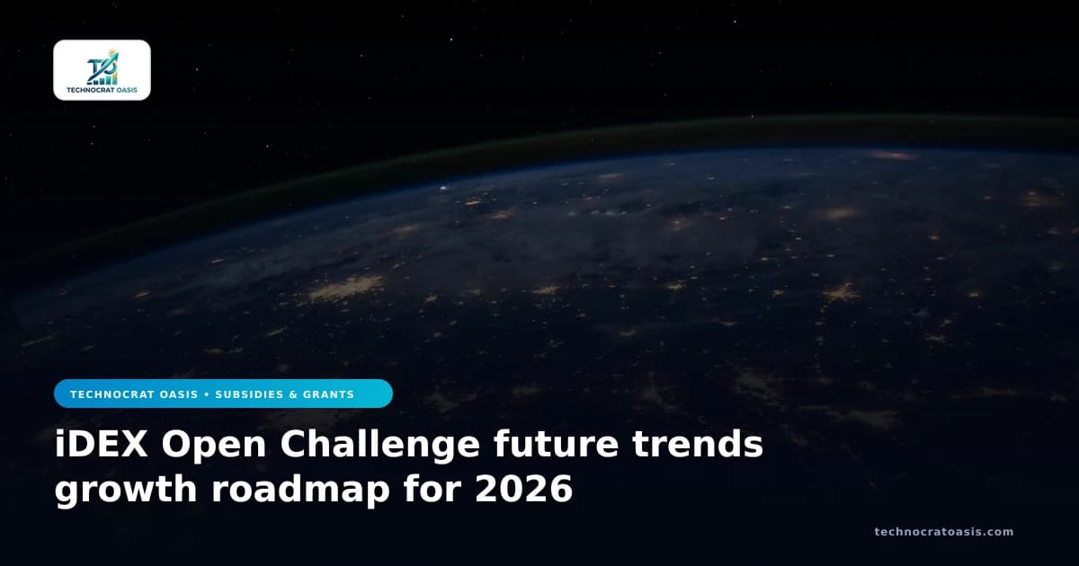 iDEX Open Challenge future trends growth roadmap for 2026