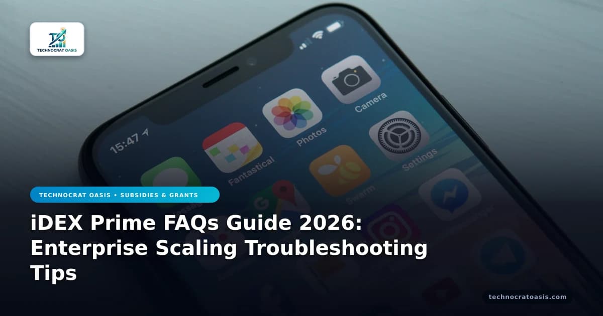 iDEX Prime FAQs Guide 2026: Enterprise Scaling Troubleshooting Tips