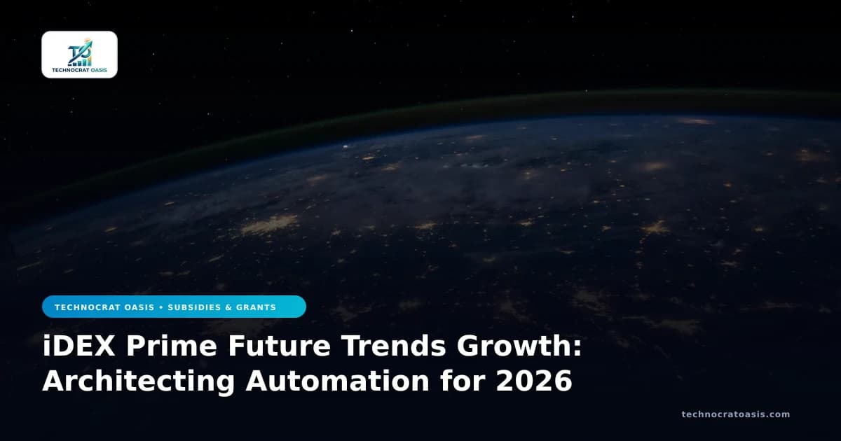 iDEX Prime Future Trends Growth: Architecting Automation for 2026