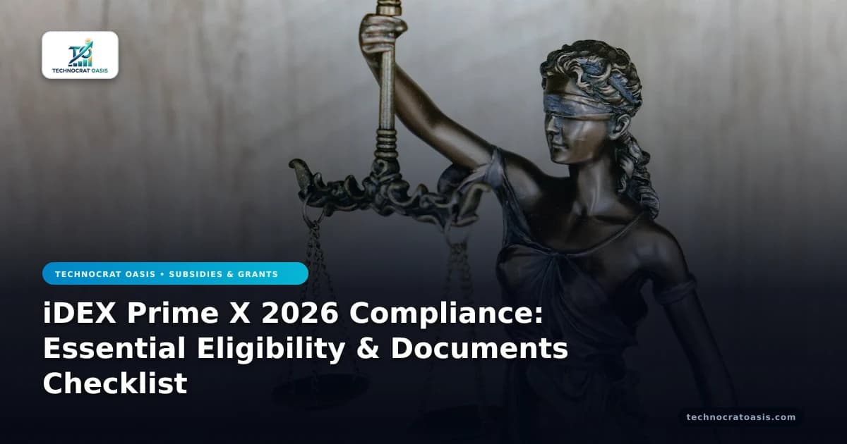 iDEX Prime X 2026 Compliance: Essential Eligibility & Documents Checklist