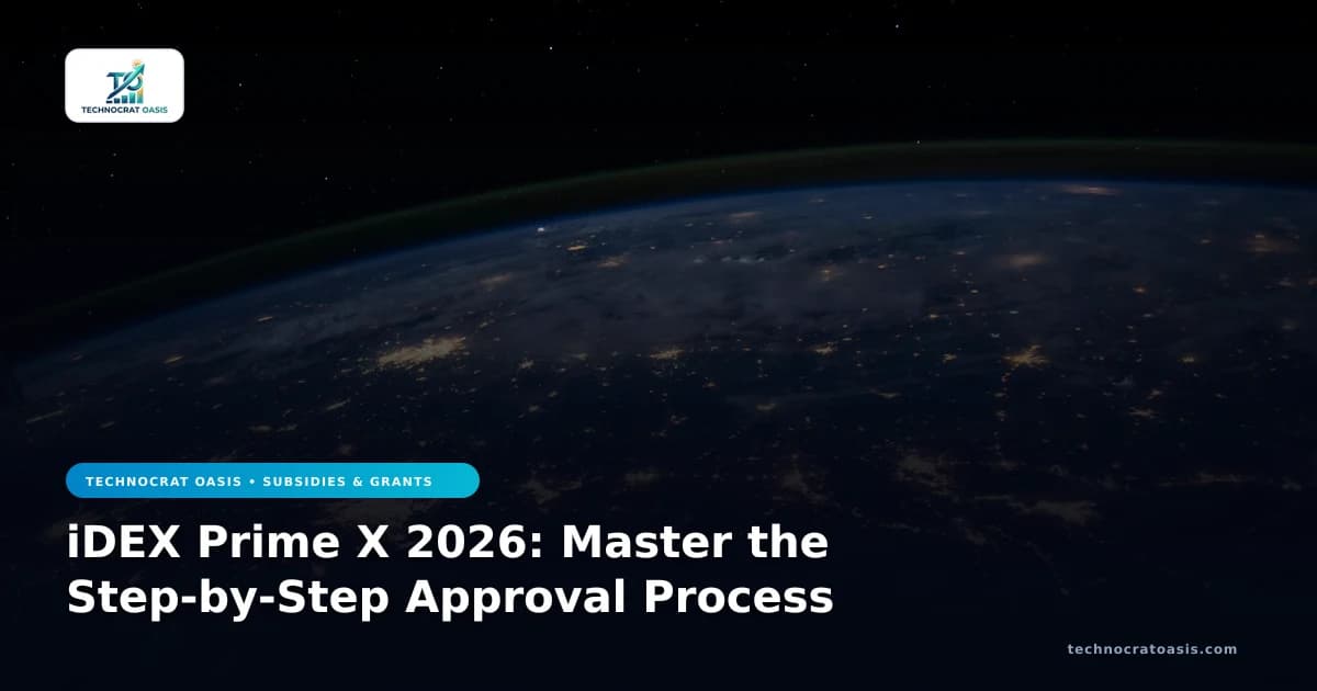 iDEX Prime X 2026: Master the Step-by-Step Approval Process